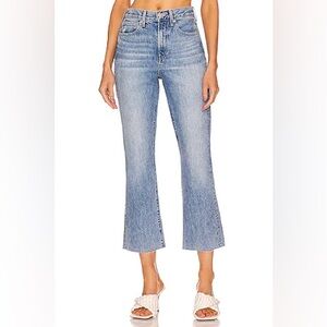 Veronica Beard Carley Kick Flare Pebble Stone Women’s 27 Jeans - cropped flare